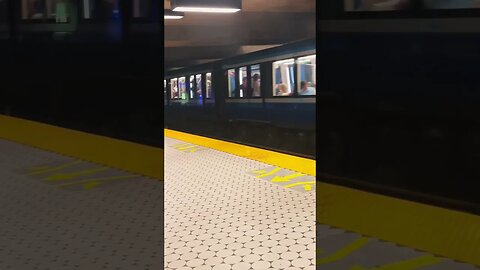 Departing from Peel metro #viralvideo #montreal #traintravel #travel