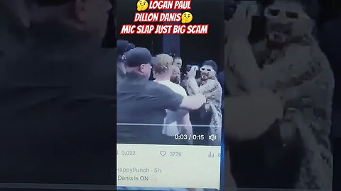 Logan Paul and Dillon Danis Scammed You With Mic Slap! #shorts #new #viral #video