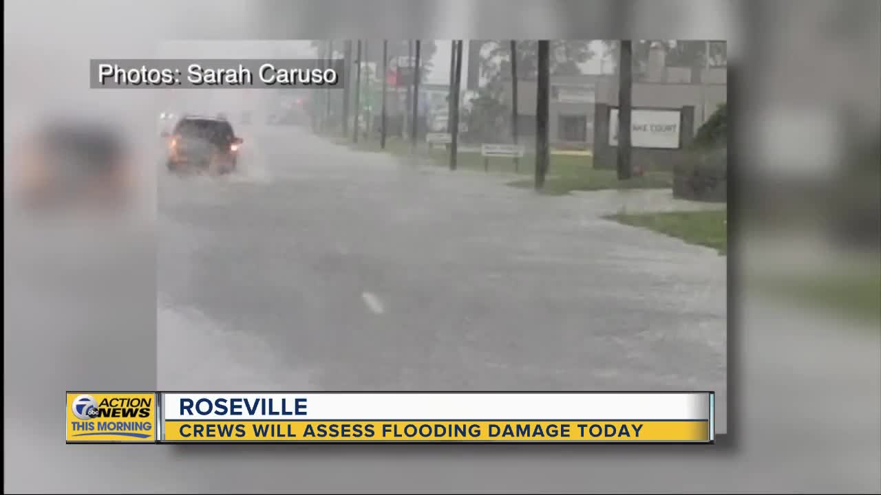 Roseville flood damage assessments begin Monday