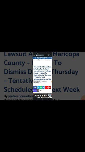BREAKING: AZ Judge Sets Schedule For Kari Lake Lawsuit Against Maricopa County