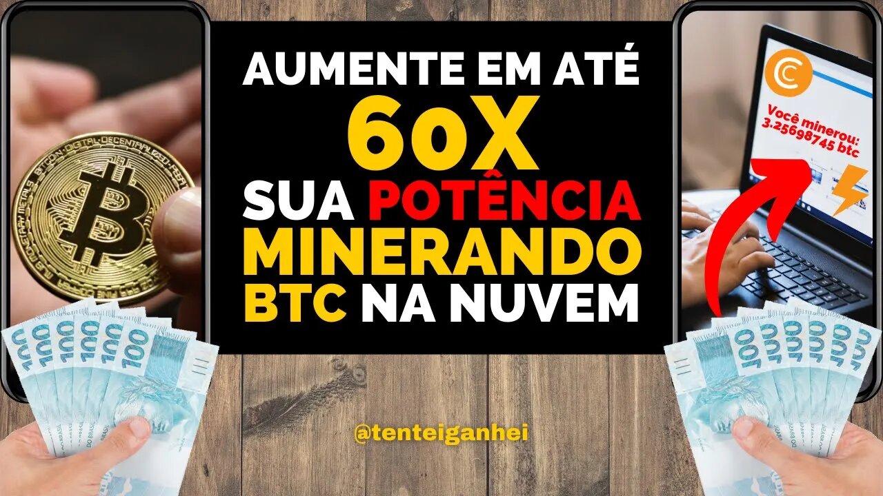 ⛏💲 AGORA VOCÊ VAI GANHAR MUITO DINHEIRO MINERANDO BITCOIN ☁