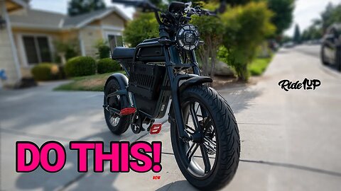 Ride1Up 72v Revv1 TIRE UPGRADE - NO FLATS EVER!