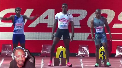 Reacting to Fred Kerley Dominate the 100 m dash