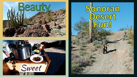 A Most Beautiful Desert - A Chocolate Dessert - and Climb, Ebike Climb!