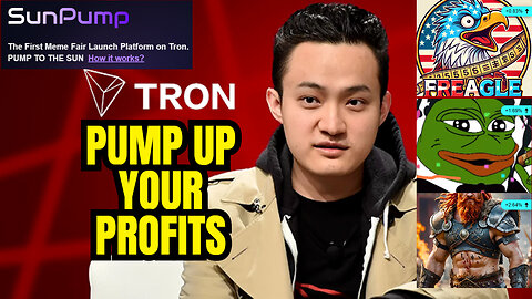 Tron's Sun Pump Meme Coin Platform and Massive Quarterly Gains