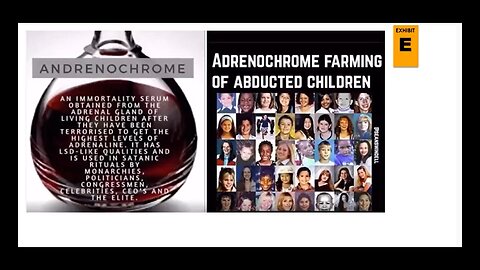 THE UNITED STATES INC'S AKA ROMAN'S DRUG OF CHOICE IS OUR CHILDREN'S ADRENOCHROME