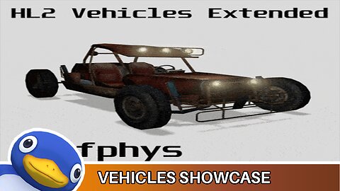 Half Life 2 Vehicles Extended (GMOD Vehicle Showcase)