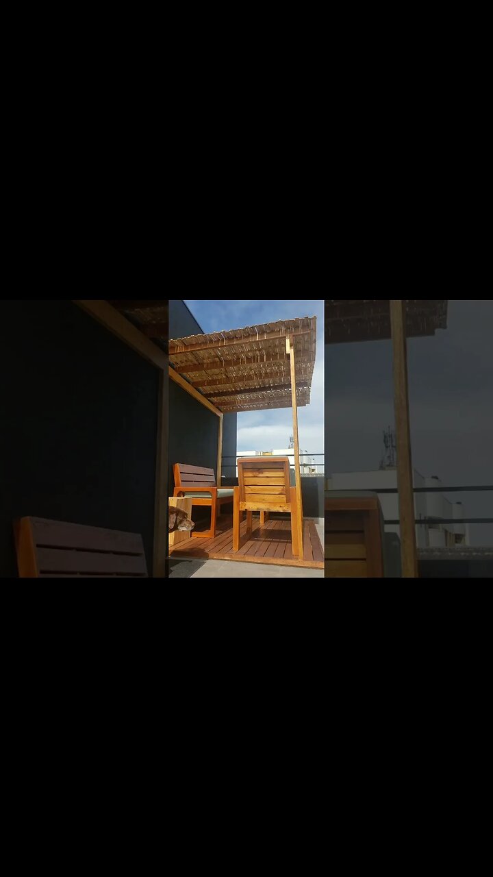 forro, teto, sombreado, painel de bambu #shorts