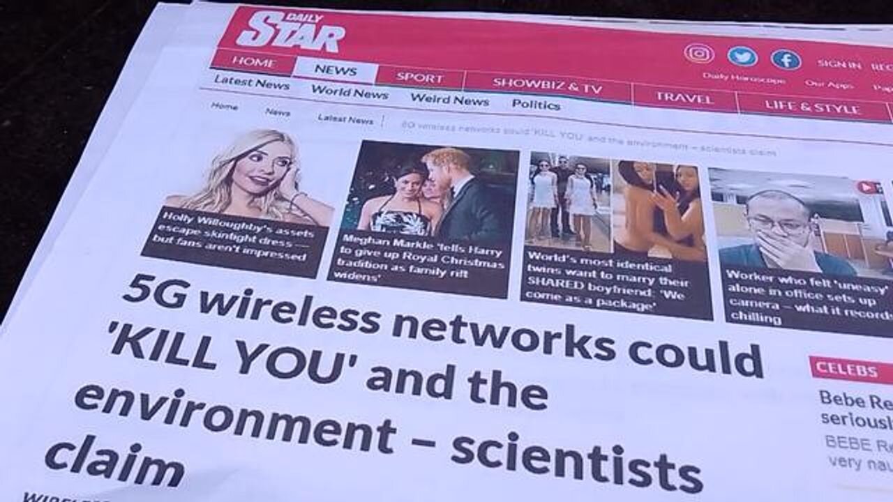 5G: "Wireless Networks" Could Kill You & The Environment - Scientists Claim