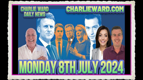CHARLIE WARD DAILY NEWS WITH PAUL BROOKER DREW DEMI - MONDAY 8TH JULY 2024