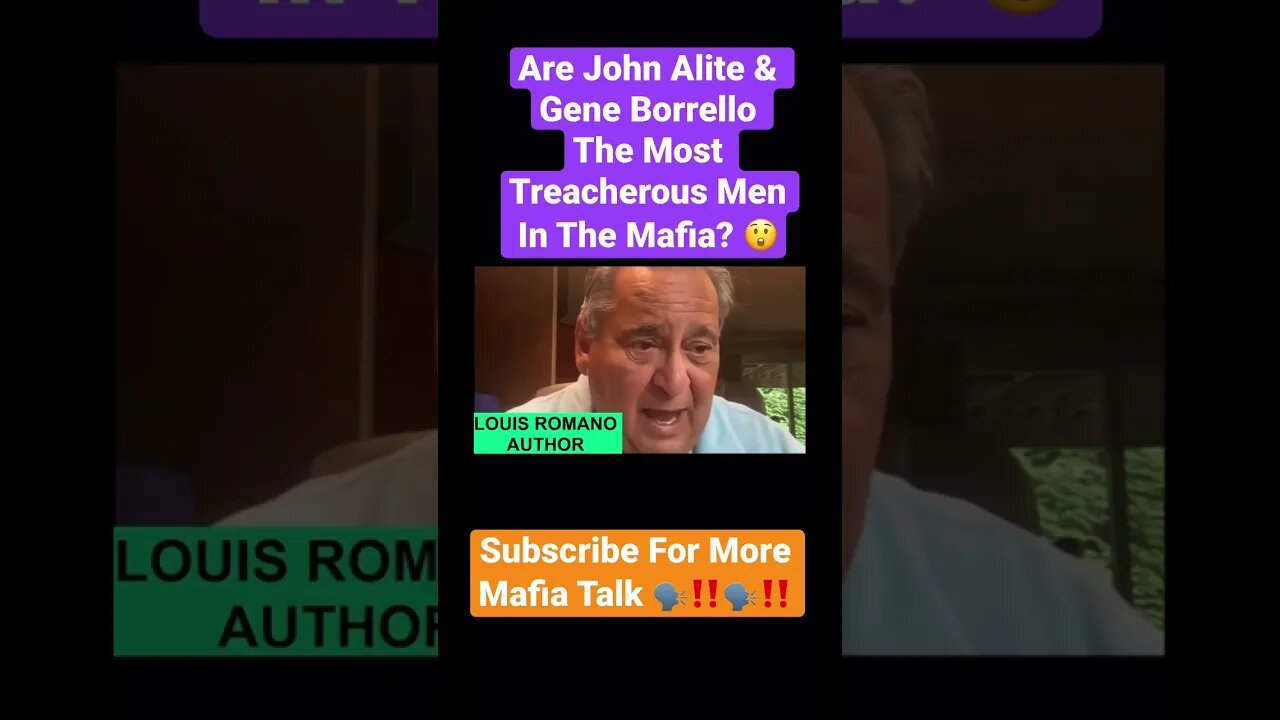 Are John Alite & Gene Borrello The Most Treacherous Men In The Mafia? 😲 #johnalite #geneborrello