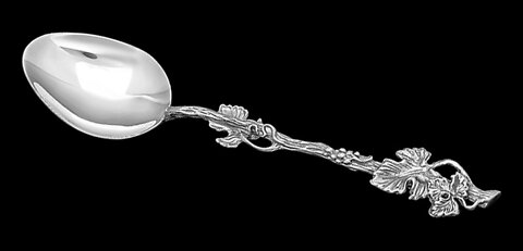 super restoration of a broken silver spoon