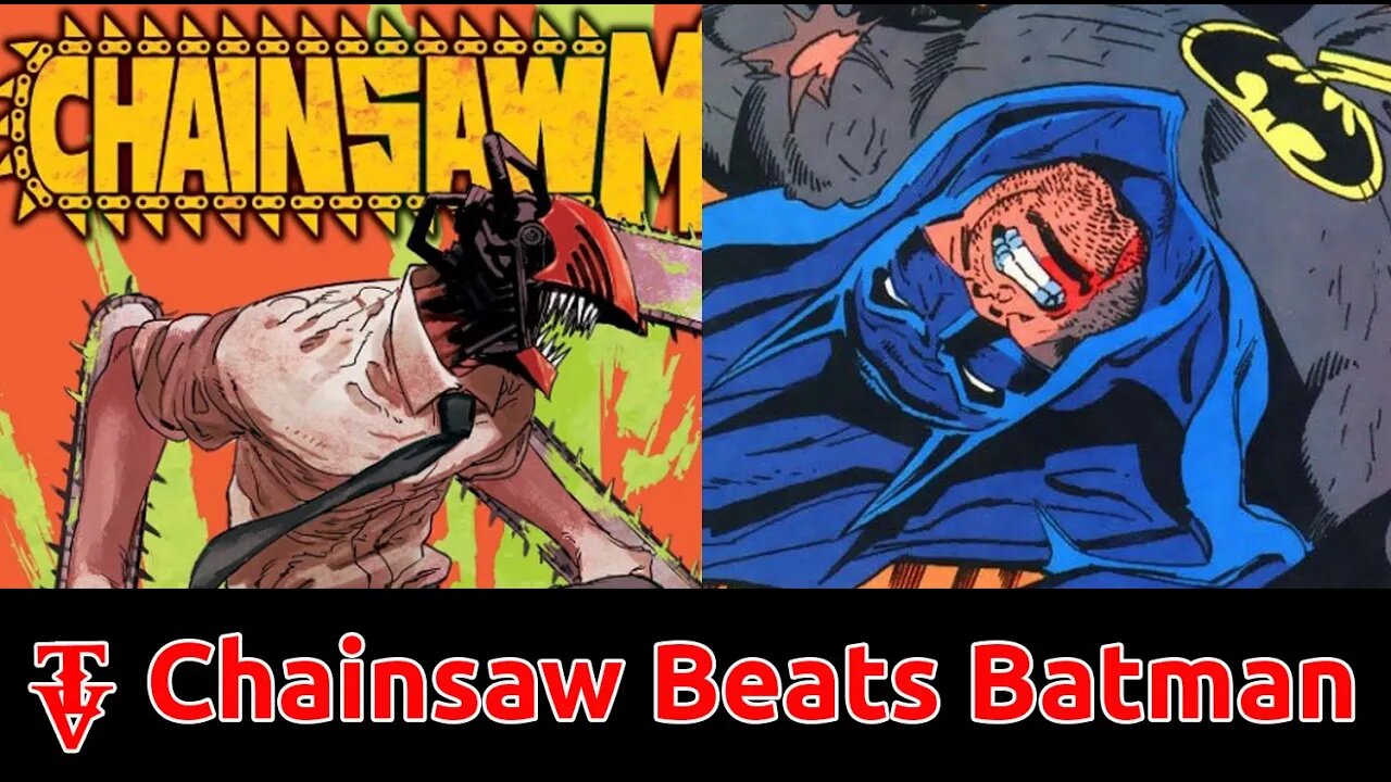 Chainsaw Man Beats The Crap Out of Batman Comics #batman #manga #chainsawman