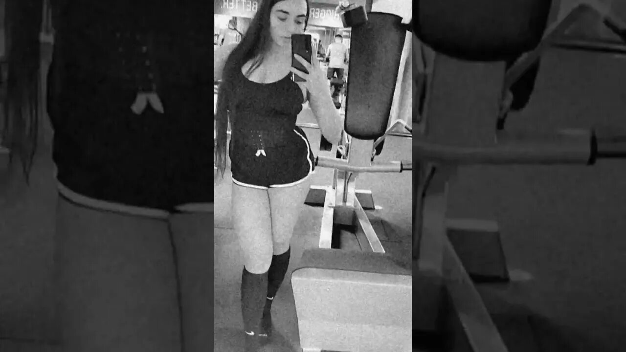 Gym girl progress check selfie #shorts