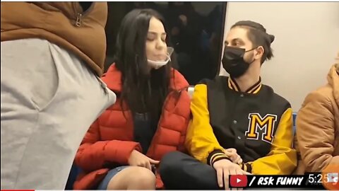 new prank video 2022 best funny and prank in train