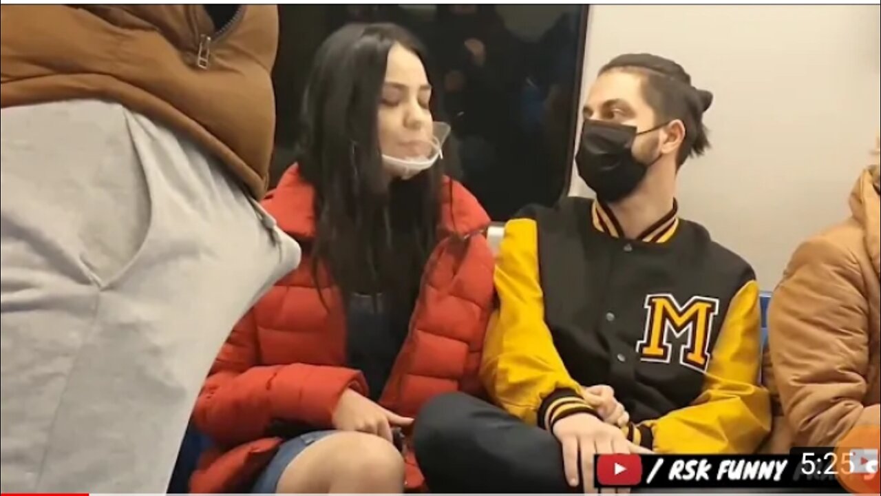new prank video 2022 best funny and prank in train