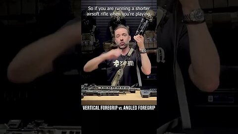 Which Foregrip is Better, Vertical or Angled? #shorts
