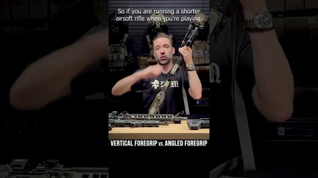 Which Foregrip is Better, Vertical or Angled? #shorts