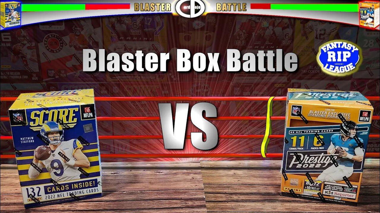 2022 Score Football vs 2022 Prestige Football | Blaster Box Battle - Football Cards & Fantasy (FRL)