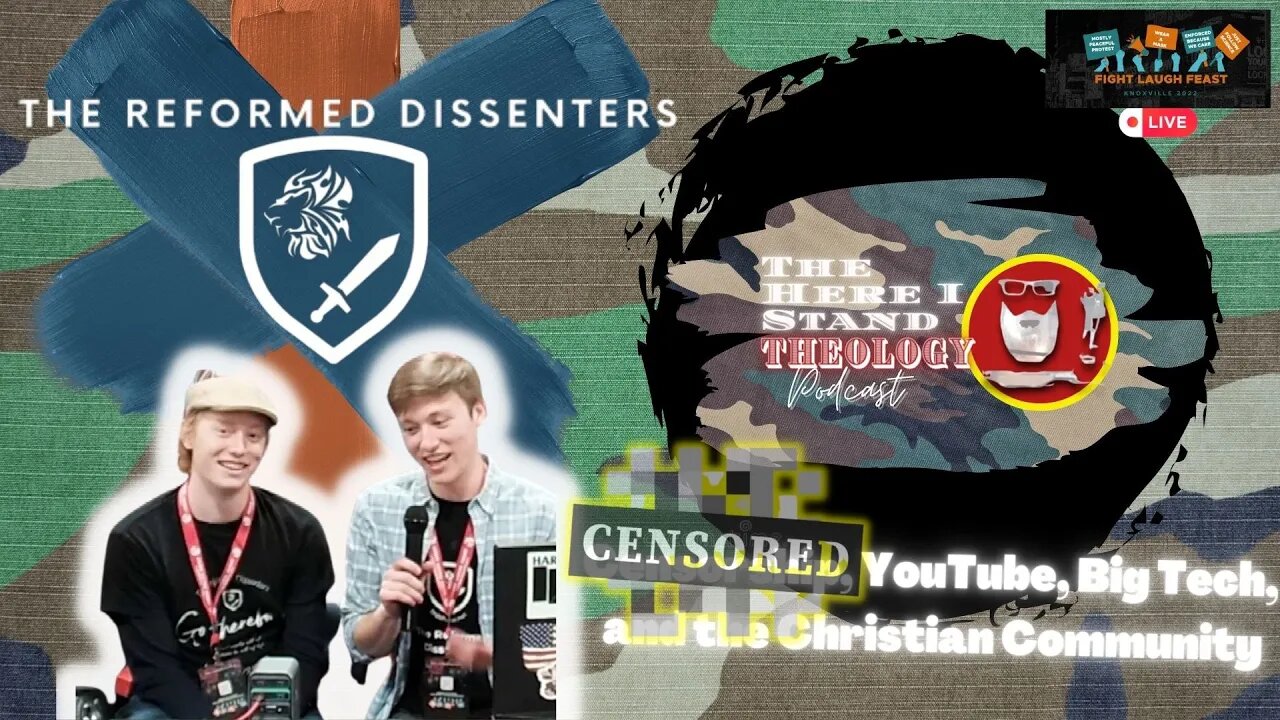 Interview with The Reformed Dissenters : LIVE from Fight Laugh Feast 2022