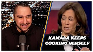 Kamala Continues To Cook Herself Days Before Election | Drew Hernandez