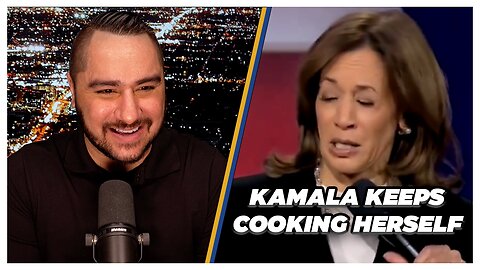 Kamala Continues To Cook Herself Days Before Election | Drew Hernandez