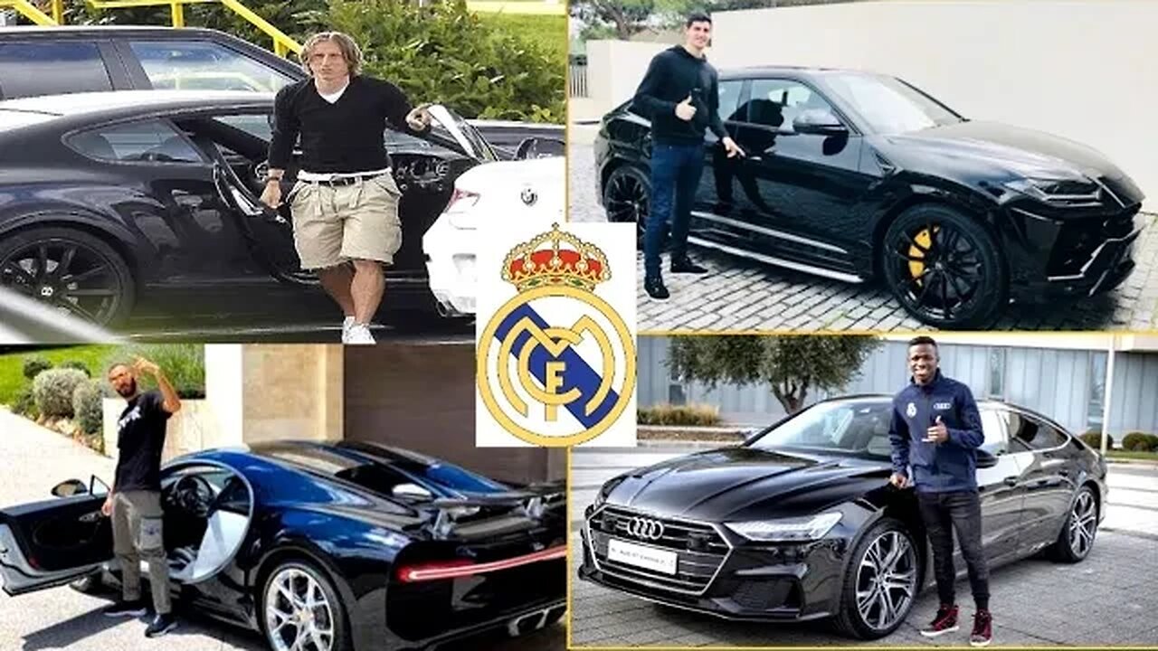 Real Madrid Players Luxury Cars 2023 - 2024 | MODRIC, COURTOIS, BENZEMA, VINICIUS
