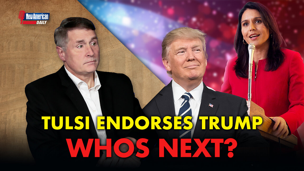 New American Daily | Tulsi Backs Trump, Zuckerberg Admits anti-Trump FB Censorship