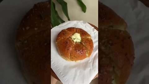 Korean Style Garlic Bread tiktok myloveatfirstbite