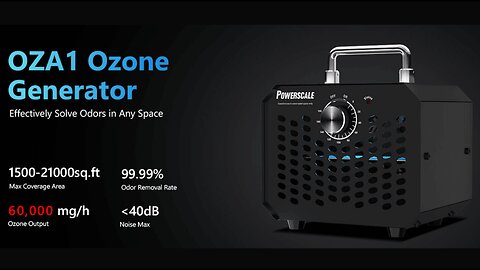 ONAMOR Digital Ozone Generator Odor Eliminator 77,000mg