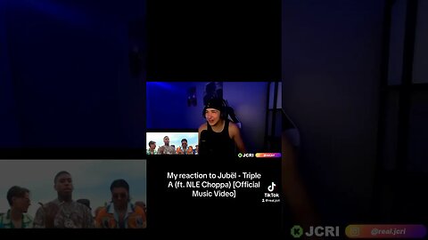 My reaction to Jubël - Triple A (ft. NLE Choppa) [Official Music Video] #shorts
