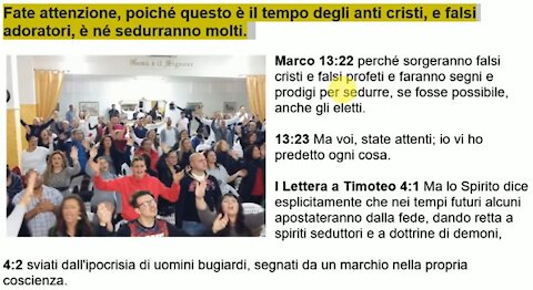 ✅ Fate attenzione, questo è il tempo degli ANTI CRISTI, e FALSI ADORATORI, è ne sedurranno molti.