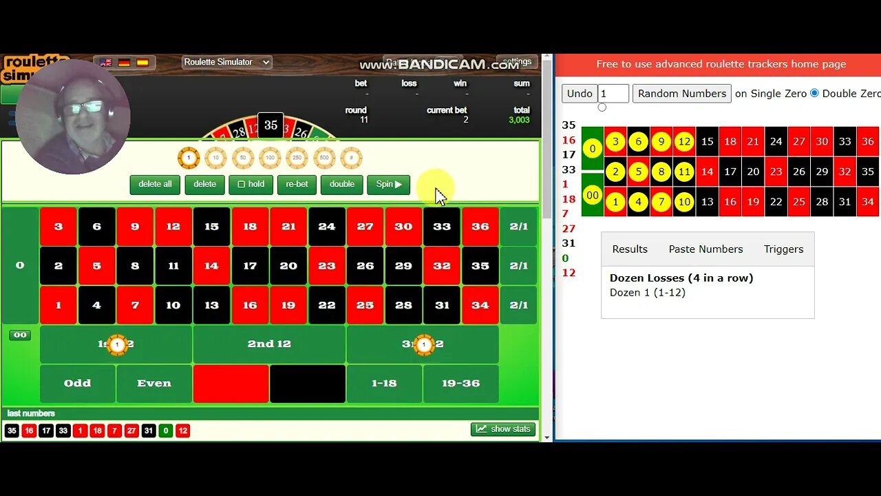 Roulette betting like an insane man ... But i win every time hahaha