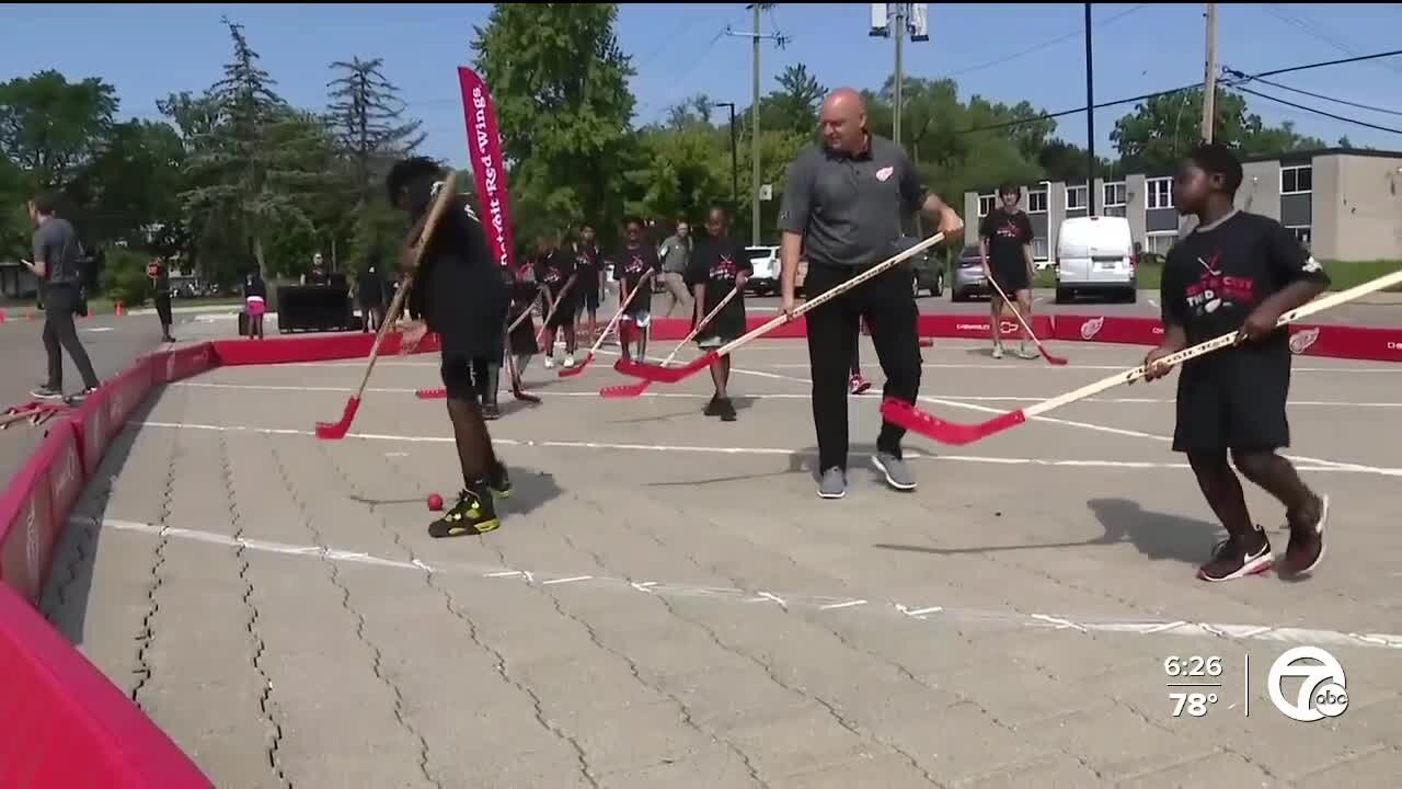 Red Wings open 'Street Hockey in the D' summer series