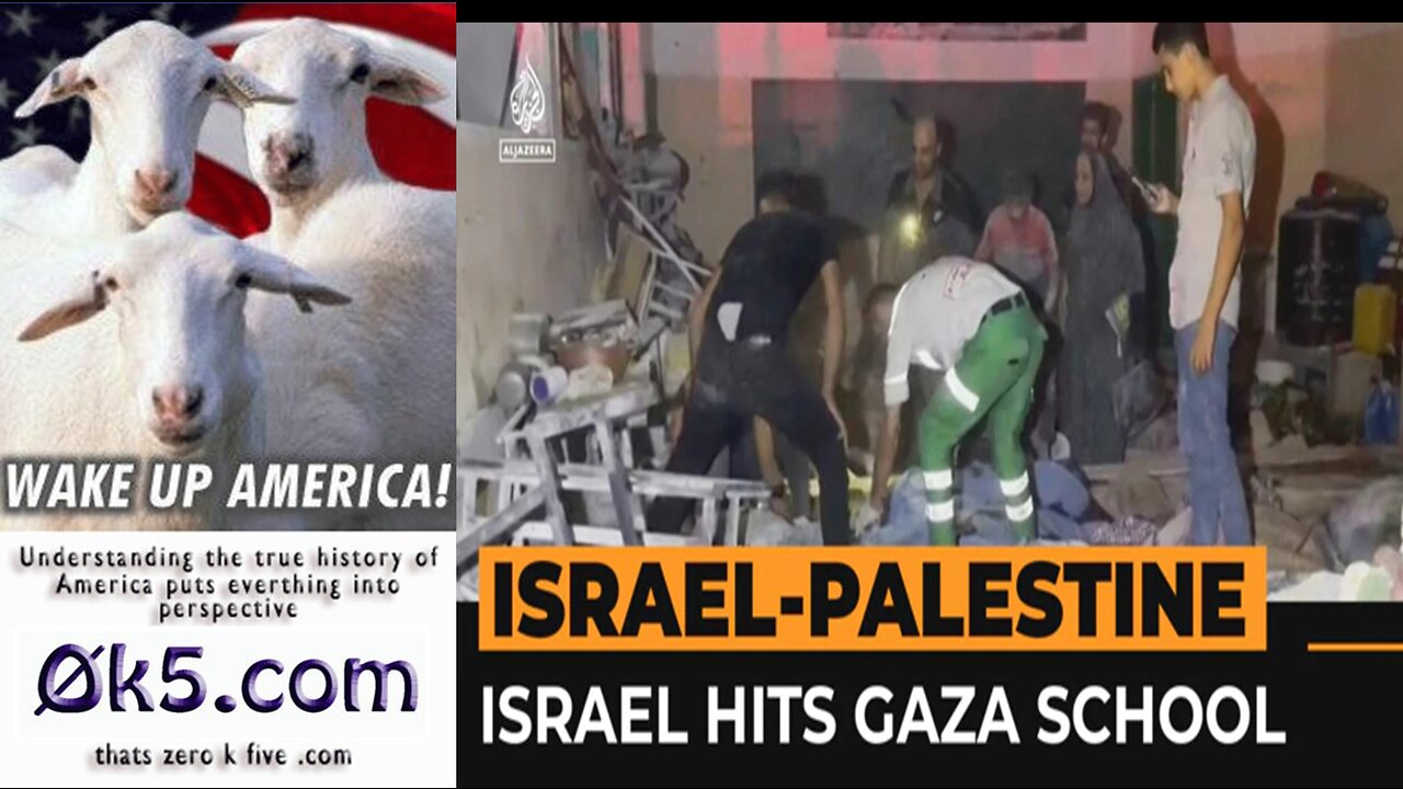 Israel hits a school