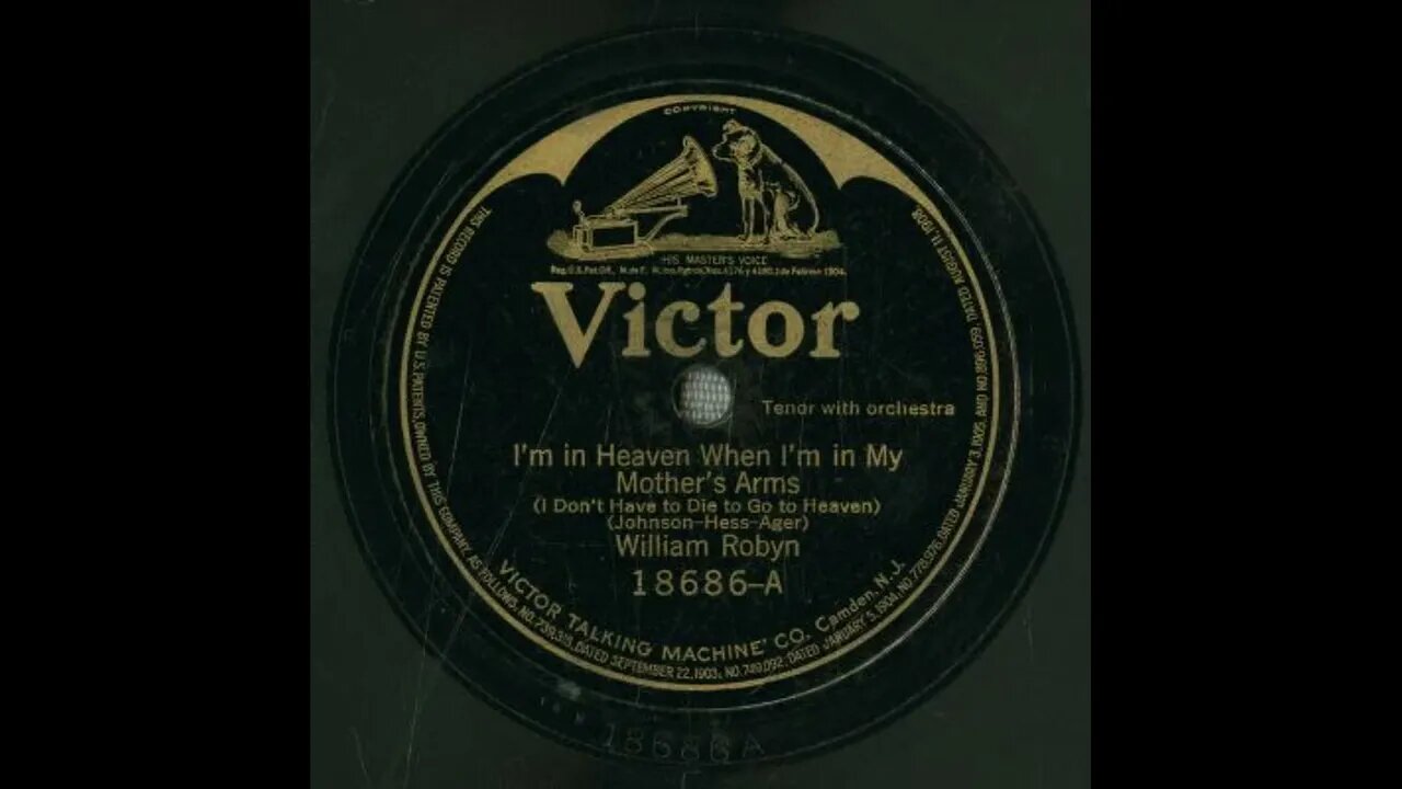 I'm in Heaven When I'm in My Mother's Arms (I Don't Have to Die to Go to Heaven) - William Robyn