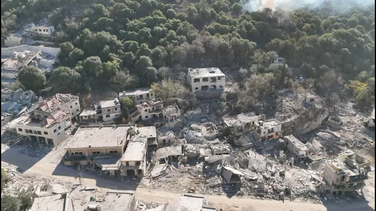Flattening Hezbollah towns 3.