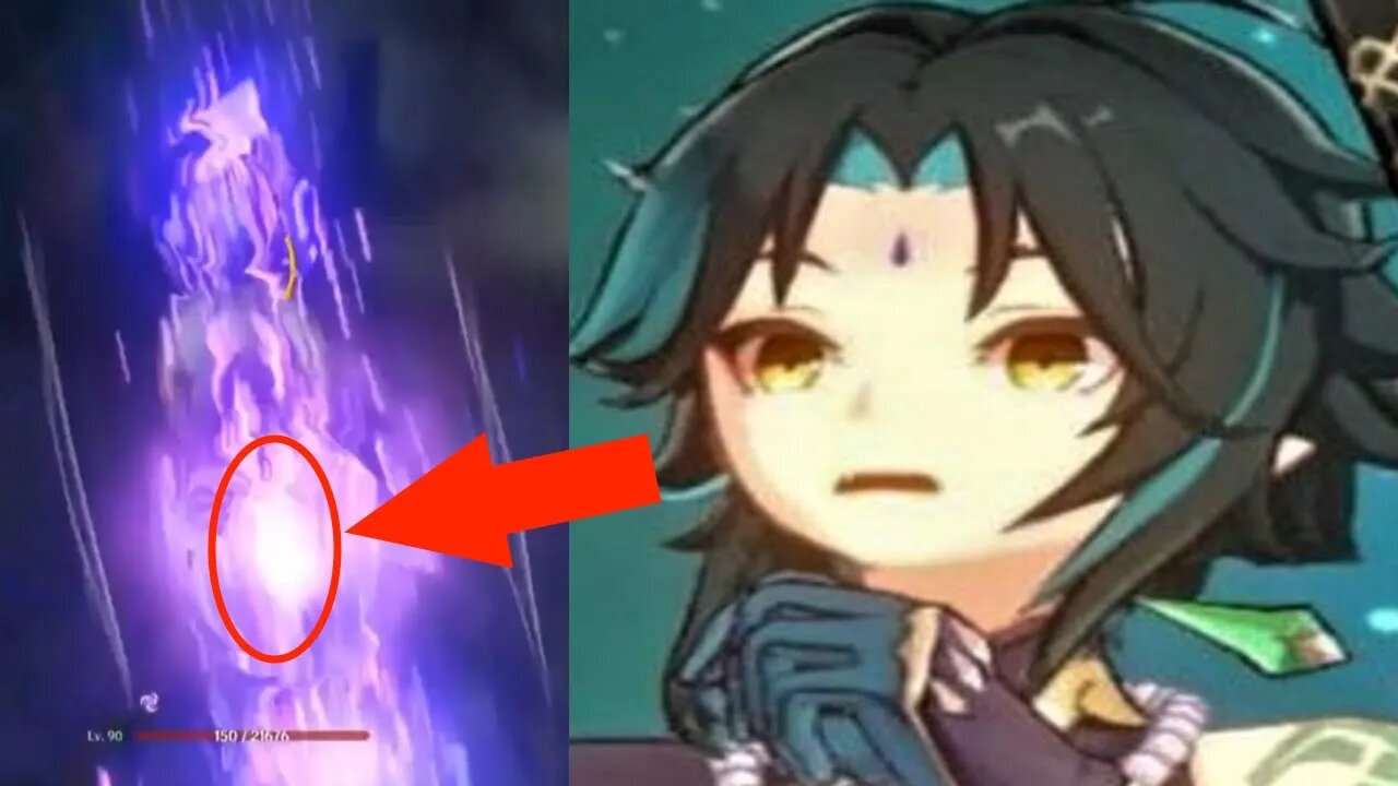 Glitched Xiao turns into a Mosquito... (Genshin Impact)
