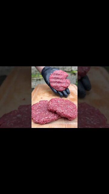 Monster Triple Cheese burger