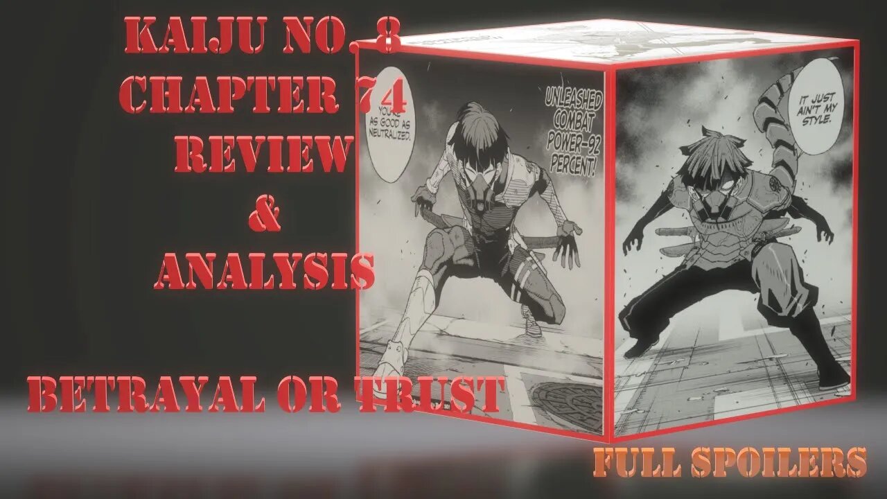 Kaiju No. 8 Chapter 74 Full Spoilers Review & Analysis - A Lampshaded Network of Connetions