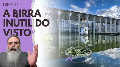 BRASIL abre mão de TURISTAS a troco de ABSOLUTAMENTE NADA ao REINSTITUIR VISTO para QUATRO PAÍSES