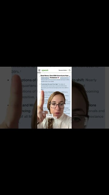 Good News: 60 Million Americans Now Freelance #Shorts