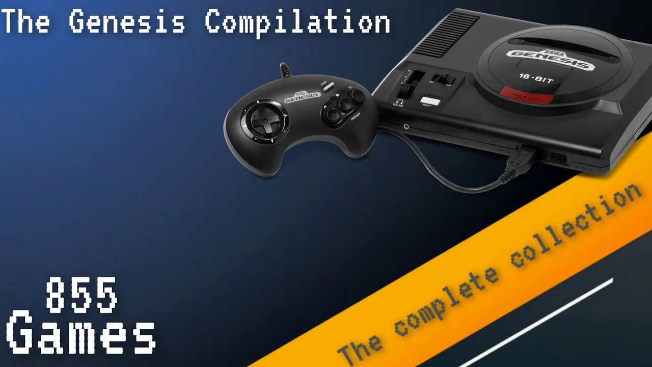 Sega Genesis game Compilation [all 855 games A-Z] Trip down memory lane.