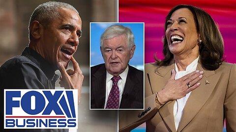 Gingrich: It’d be ‘pretty dumb’ for Kamala not to associate with Obama