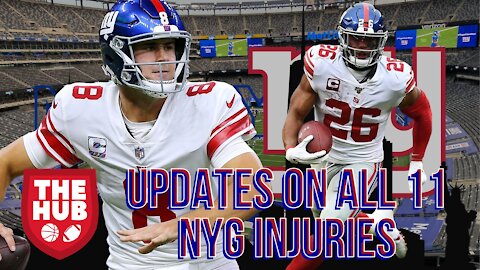 New York Giants Injuries Update | Daniel Jones, Saquon Barkley and more