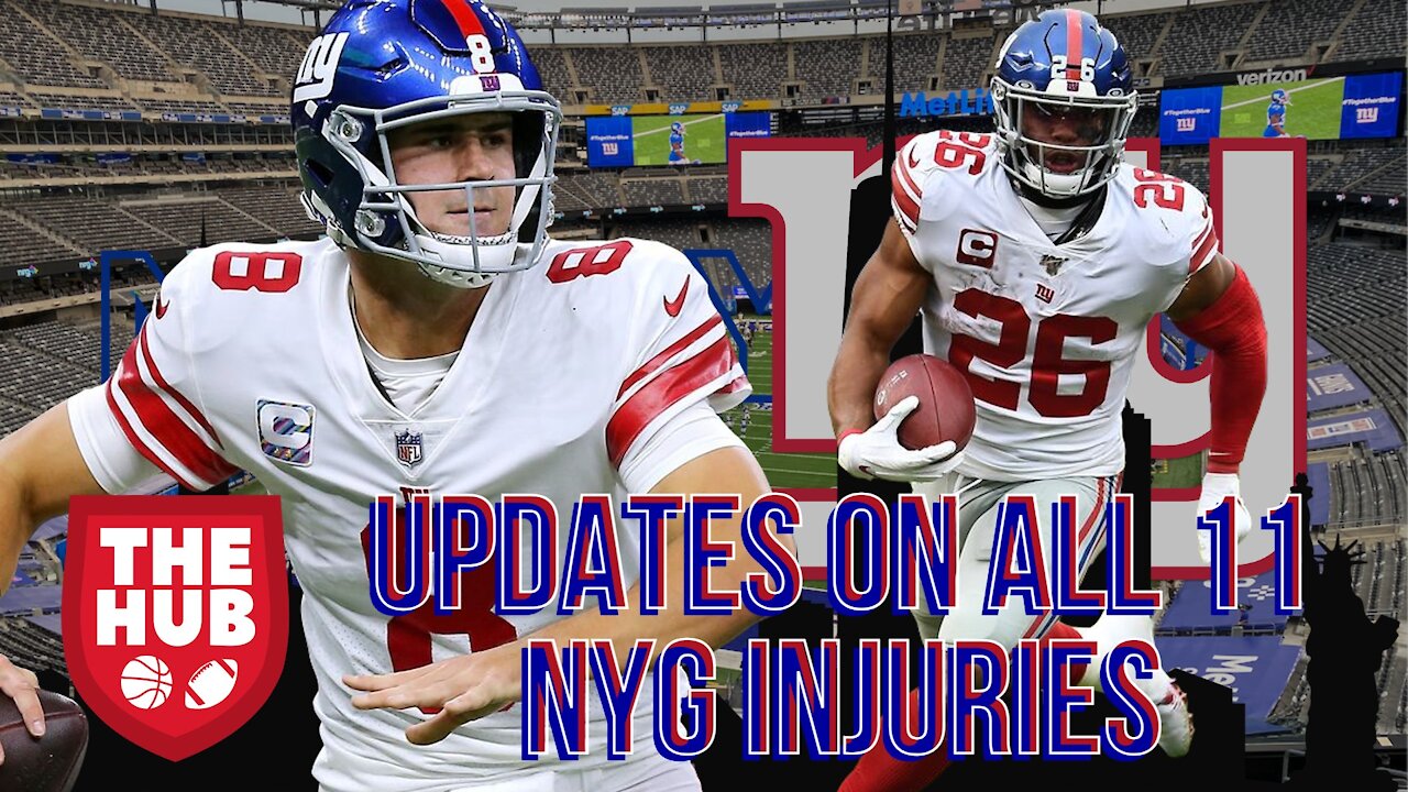 New York Giants Injuries Update | Daniel Jones, Saquon Barkley and more