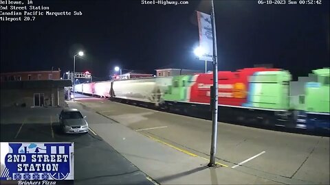SB CPKC 260 Manifest with CP 1001& 1002 along the Marquette, Davenport and Ottumwa Sub on 6-17/18-23