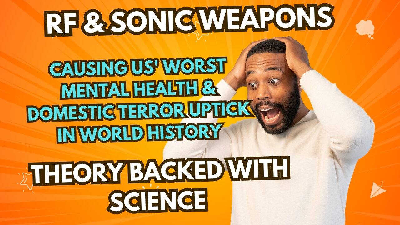 RF&Sonic Weapons Causing the US' Worst Uptick in Domestic T-rror & Mental Health in World History?