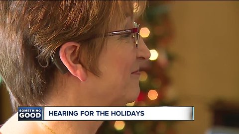 A Northeast Ohio mother is spending the holidays with the greatest gift she could ever imagine — the return of her hearing.