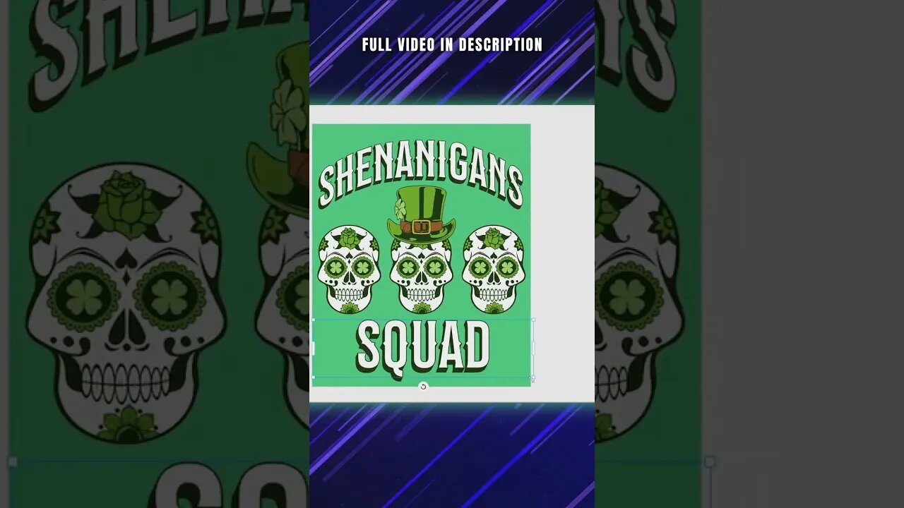 St Patrick's Day T-Shirt Design Timelapse w/ Kittl